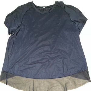 Black Lululemon athletic top